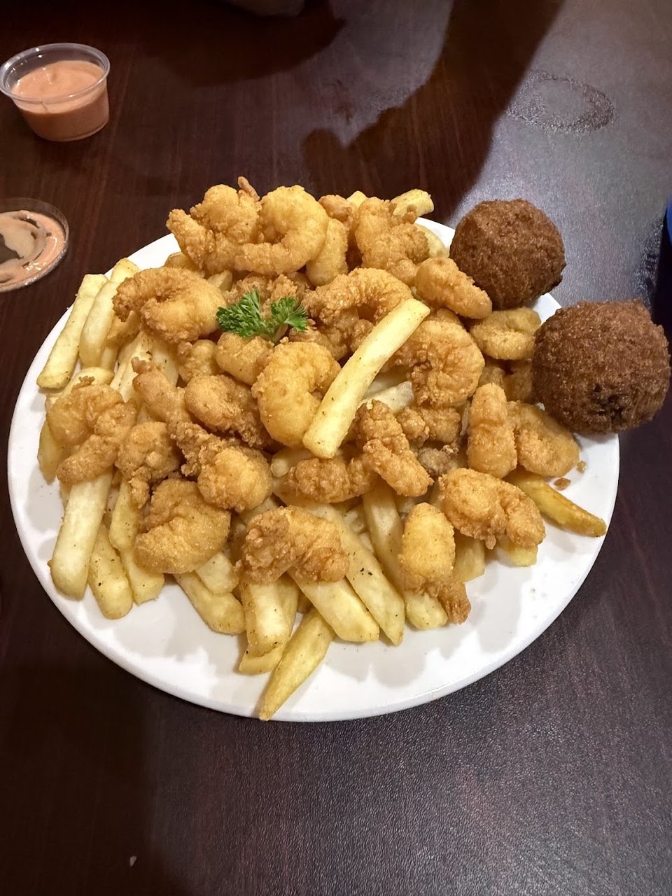 Fried Shrimp with French Fries