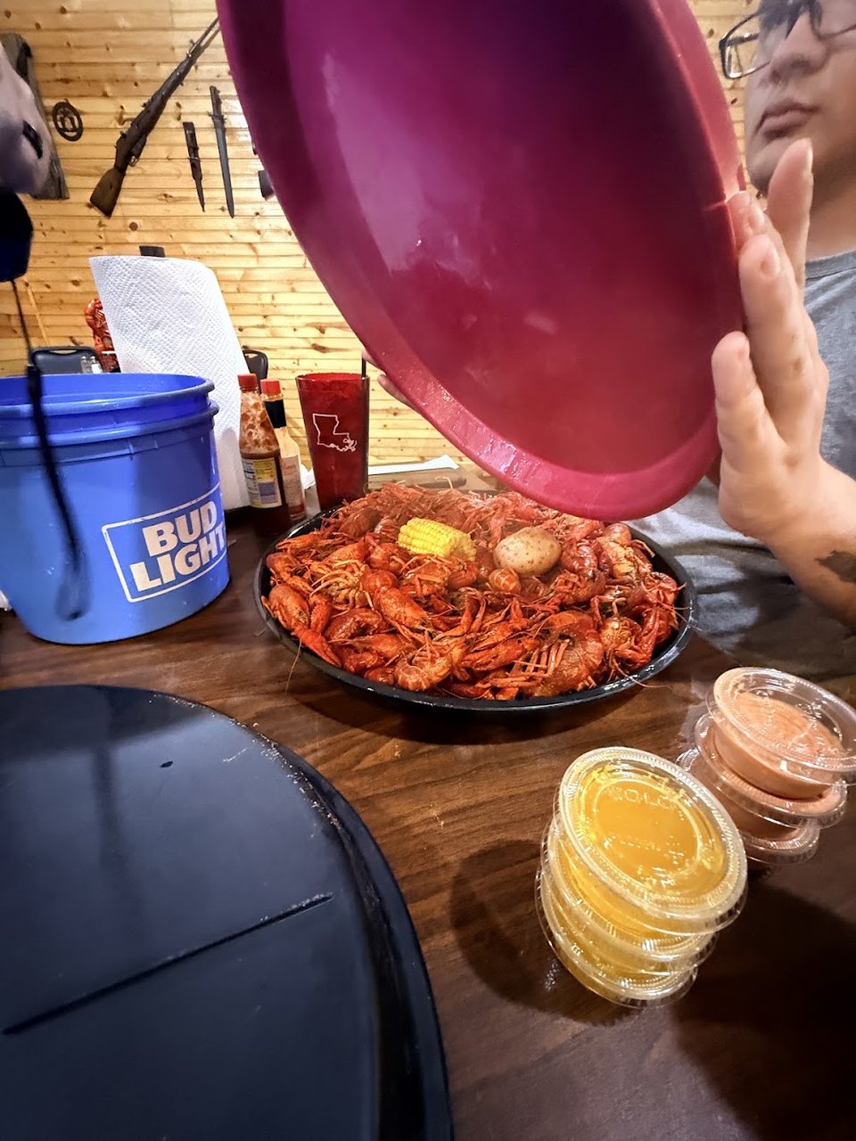 Boiled Crawfish with Corn Side