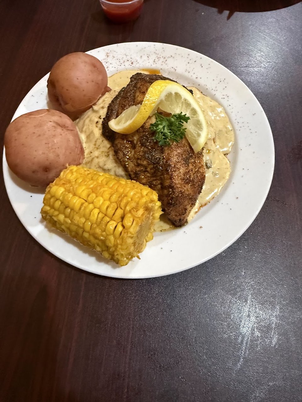 Blackened Fish with Sides